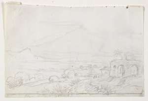 Etna da una distanza di trenta miglia, 1842 da Thomas Cole